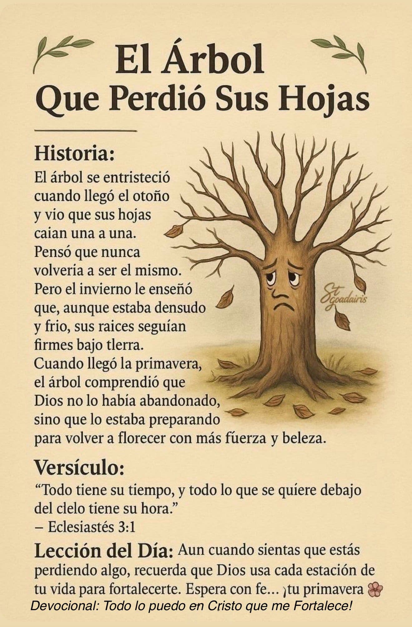 El Árbol Que Perdió Sus Hojas